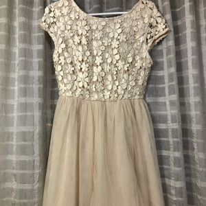 Forever 21 Cream Dress - New w/ Tags